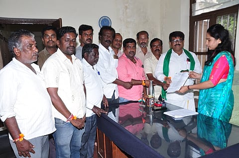 Petition submitted by BJP Rytha Morcha Mandya