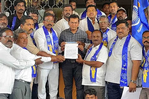 Protest demanding the arrest of the culprits