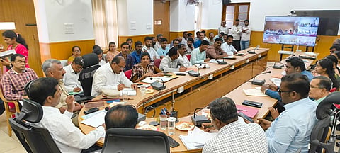 Survey preliminary meeting on social and educational conditions Mandya