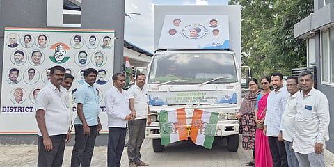 district koppal congress vehicle kpcc