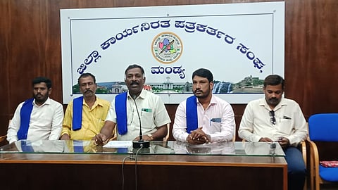 Dalit Sangharsh Committee press conference Mandya