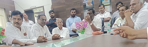 district koppal stone crusher contractors mla raghavendra hitanal meeting