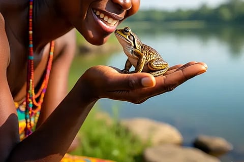 Woman Swallows 8 Live Frogs