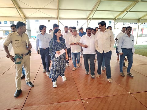 ‘ಉಪ ರಾಷ್ಟ್ರಪತಿ ಆಗಮನ’ ಸಿದ್ಧತೆ ಪರಿಶೀಲನೆ