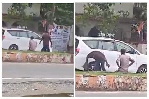Fire brigade used to wash BJP MLA's car in Madhya Pradesh, video goes viral
