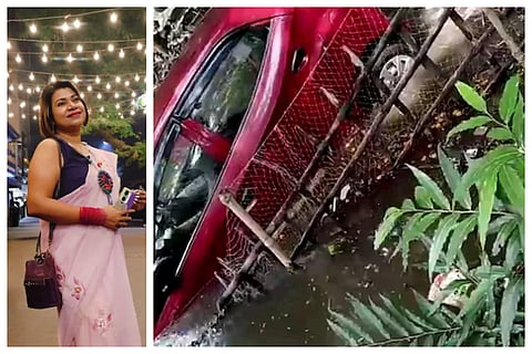 Kolkata driving practice accident women death