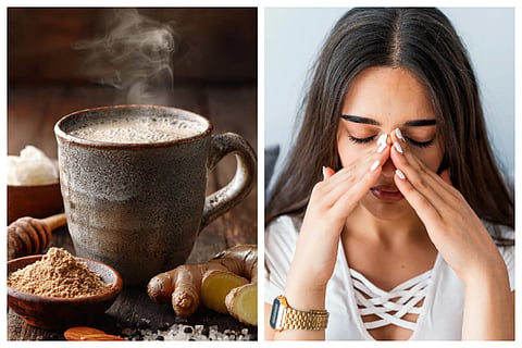 Almond Powder And Rock Sugar Drink For Sinus Relief