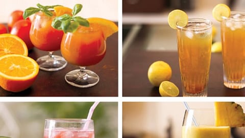 स्वस्थ ग्रीष्मकालीन कूलर