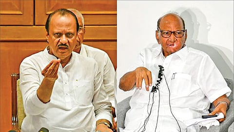 अजित पवार, शरद पवार