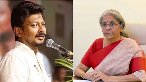 निर्मला सीतारमण के रूप में उदयनिधि स्टालिन