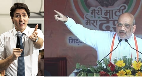 अमित शाह के रूप में जस्टिन ट्रूडो