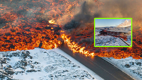 ఐస్ లాండ్ అగ్నిపర్వతం