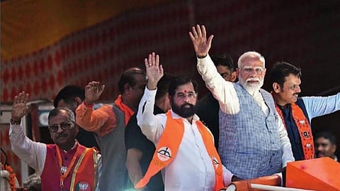 प्रचार के निशान पर मोदी