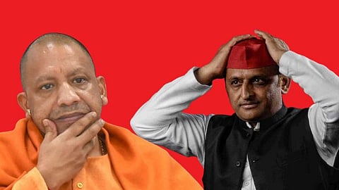 योगी अखिलेश के रूप में