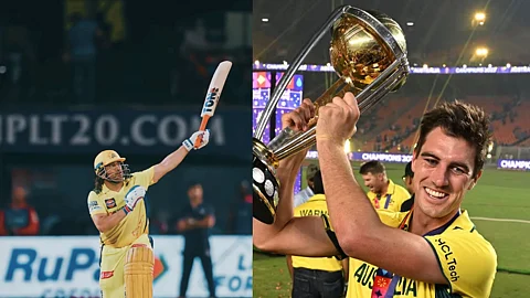 MS Dhoni - Pat Cummins