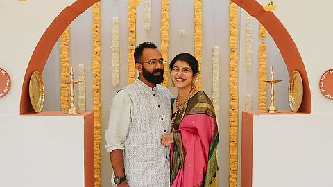 మీతా రఘునాథ్: ``గుడ్ నైట్` హీరోయిన్ మీతా రఘునాథ్ పెళ్లి! - వైరల్ అవుతున్న ఫోటోలు!