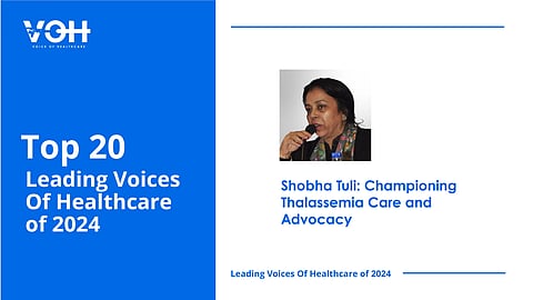 Mrs. Shobha Tuli: Championing Thalassemia Care and Advocacy