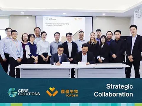Gene Solutions and Topgen Forge Strategic Partnership to Advance Cancer Genomics in China