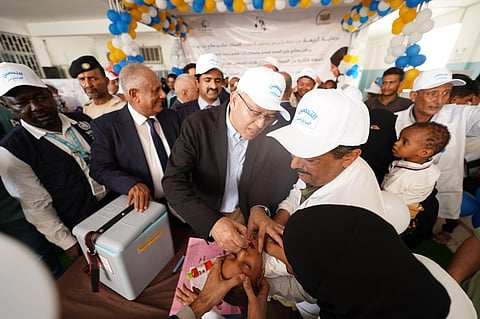 WHO, UNICEF and Yemen’s Health Ministry Launch Second Round of Polio Vaccination to Protect Over 1.3 Million Children