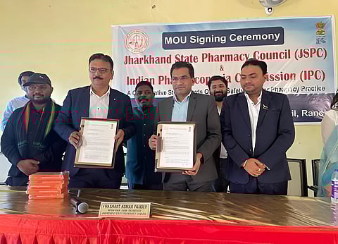Indian Pharmacopoeia Commission, Jharkhand Pharmacy Council Sign MoU to Boost Medicine Safety
