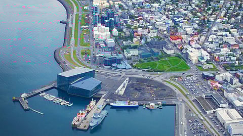 Aerial view of Iceland Seafood.