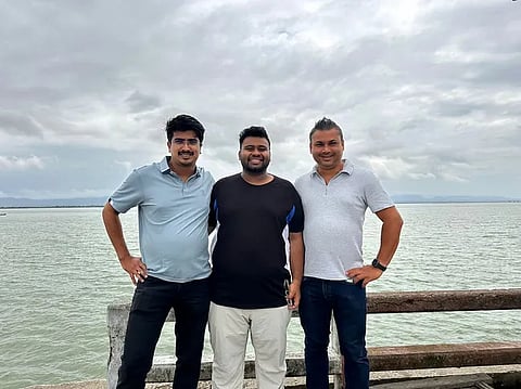 The team behind bluetech startup Seaqua, with founder and CEO Amirul Mostafa Arefeen pictured on the left.