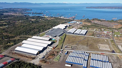 AquaSur is being held at Maritime Terminals of Patagonia (TMP).