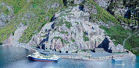 Raudbergvika fish farming facility.