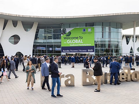 Fira Barcelona Gran Via during the Seafood Expo Global/Seafood Processing Global 2023.