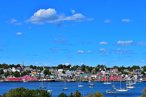 Fishing village in Nova Scotia.