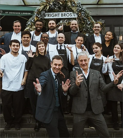 Brothers-in-law Ben and Robin founded Wright Brothers UK 20 years ago.