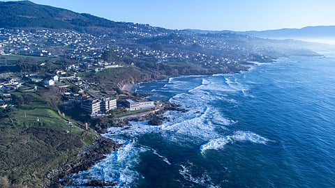 Facilities of the Vigo Oceanographic Center (COV) in Cabo Estai, Galicia.