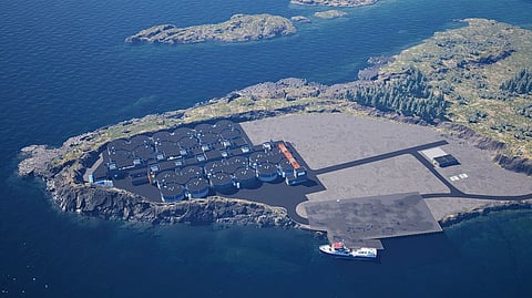 View of Indre Harøy's project including Phase 2.