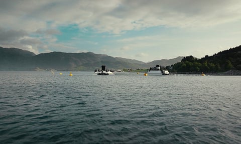 Two FishGLOBE 3.5K units which produce post-smolt at Oanes/Lysefjorden.