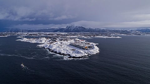 Salmon Evolution Indre Harøy facility with Phase 1 completed.