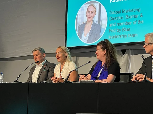 <div class="paragraphs"><p>Katherine Bryar at the UN Ocean Conference 'The Importance of Aquaculture'.</p></div>