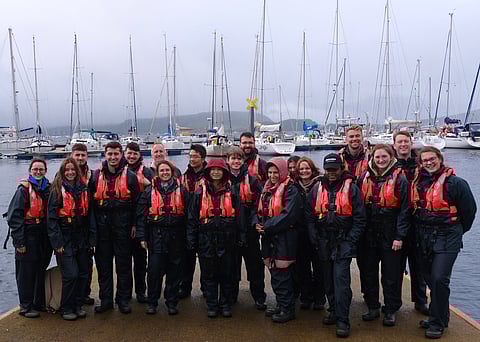 The 19-strong group of YAS members included young professionals from across the aquaculture sector, including research institutes, universities, producers, and sector trade body Salmon Scotland.