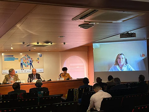 The Spanish Secretary General of Fisheries, Isabel Artime, talked during the annual conference of the National Association of Freezer Trawler Owners of Cephalopods (ANACEF).