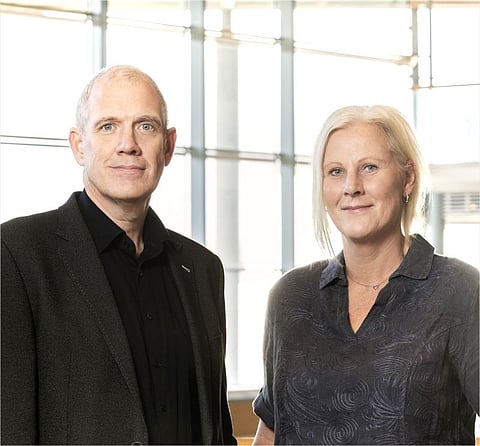 Daniel Brännström, CTO and Lena Backström, PR & IR.