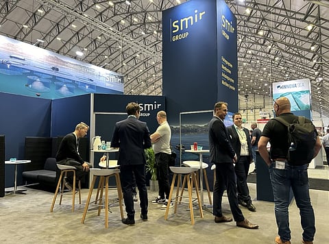 Smir booth at HavExpo in Straume, Norway.