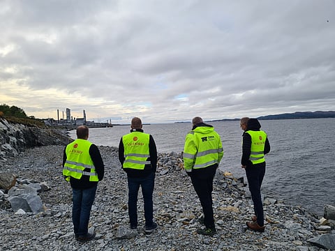Salfjord's land for its land-based salmon farm.