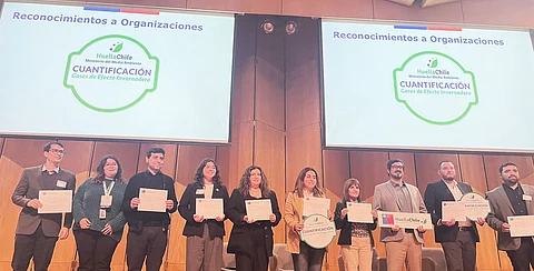Yadran receives 'HuellaChile' recognition.