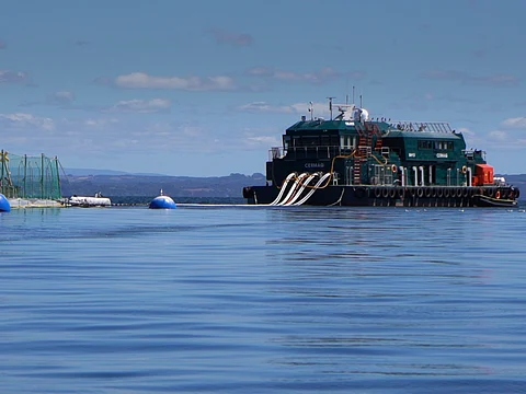 Cermaq's salmon farm in Chile.