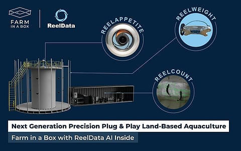 Farm in a Box will integrate ReelData's leading AI products for land-based aquaculture