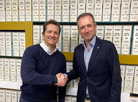 Jaime León Santamaria, CEO of Sea Eight Group (left), and David González, president of SRP (right).