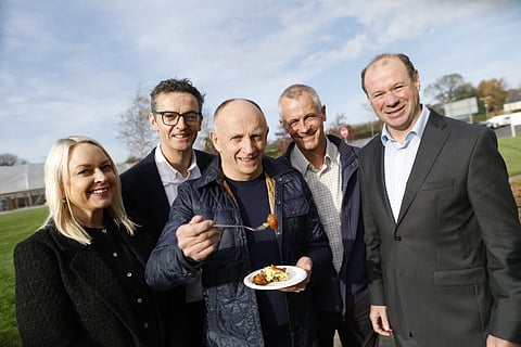 Pictured from left to right: Áine Byrne, Norfish, Michael Gallagher, Innovation Manager, BIM, John Kenny, Atlantis, Frédéric Mens, Upcyclink, Richard Donnelly, Development and Innovation Director, BIM.