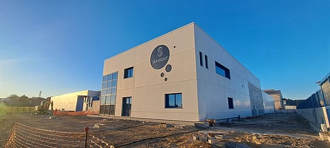 Sea Eight's land-based sole farm in the port of El Musel, Gijón, Asturias, Spain.