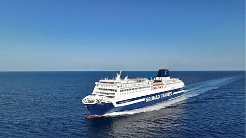 Trasmed is the shipping company of the Grimaldi Group.