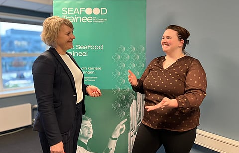Trude Jansen Hagland, CEO of NCE Seafood Innovation and Lena Bekken, Program Manager Seafood Trainee.