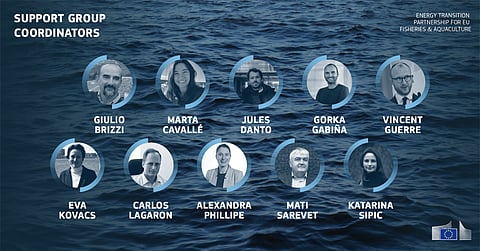 Overview of the 10 new support group coordinators.